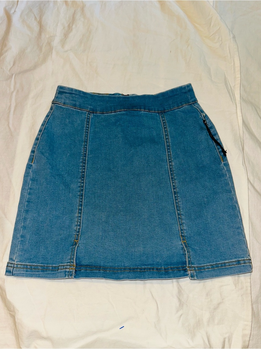 Forever 21 Blue Denim Mini Skirt